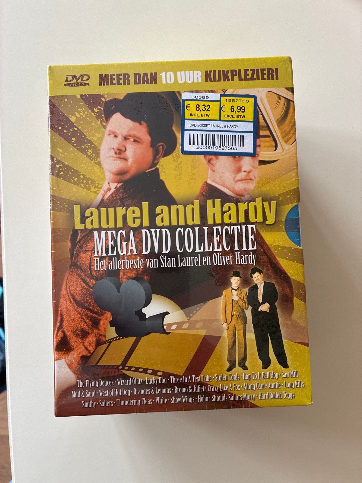 Laurel and Hardy Mega DVD Collectie - Nieuw in plastic, Alle leeftijden, Ophalen of Verzenden, Nieuw in verpakking, Boxset