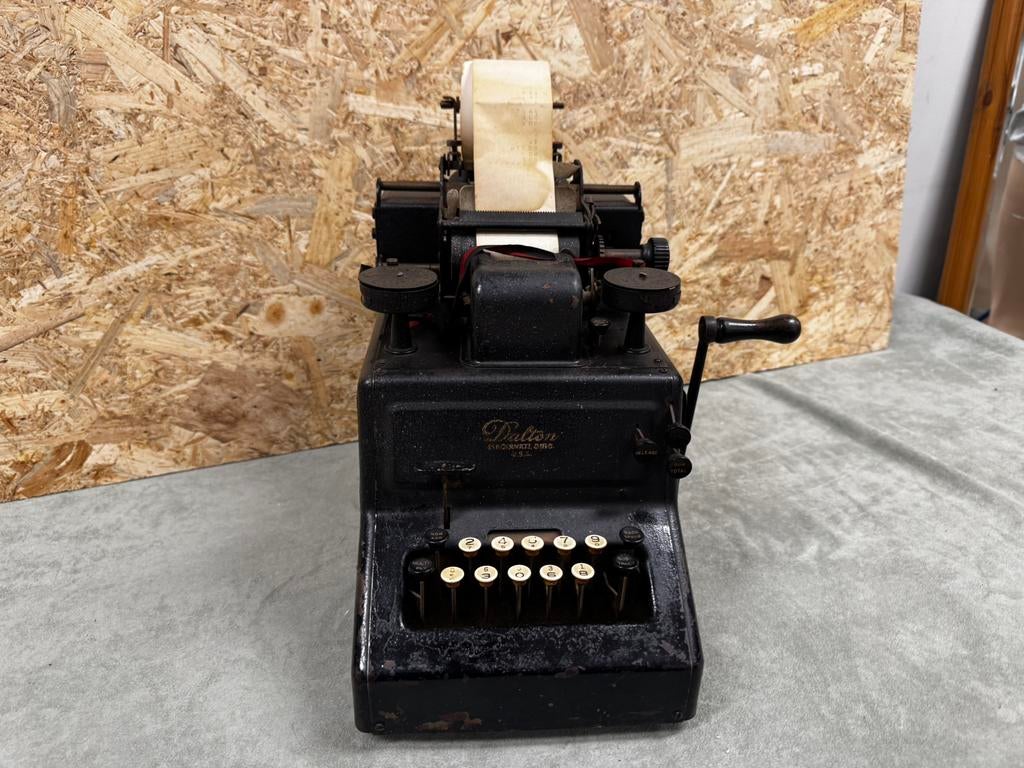 Antieke Dalton Rekenmachine 10-key ca.1920 - ReK4, Antiek en Kunst, Ophalen