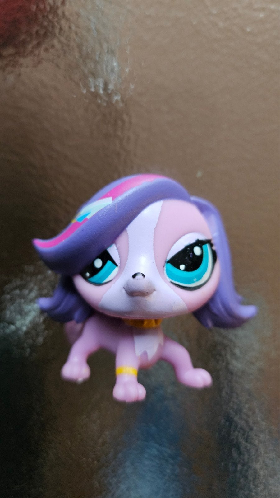 Littlest Pet Shop Hasbro paars hondje, Kinderen en Baby's, Speelgoed | Overig, Ophalen of Verzenden, Gebruikt, Meisje