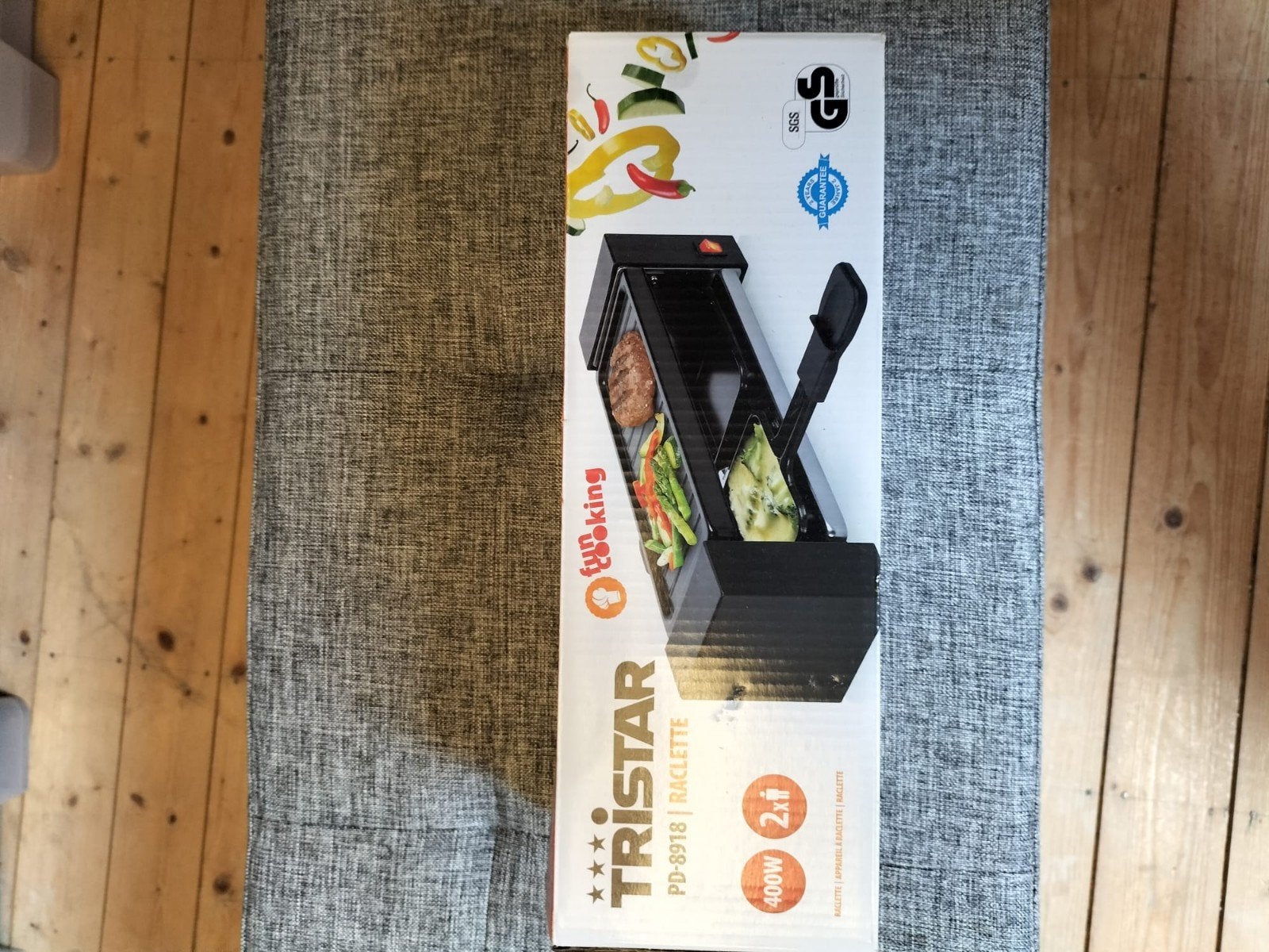 Tristar PD-8918 Raclette Gourmetstel voor 2 personen, Ophalen