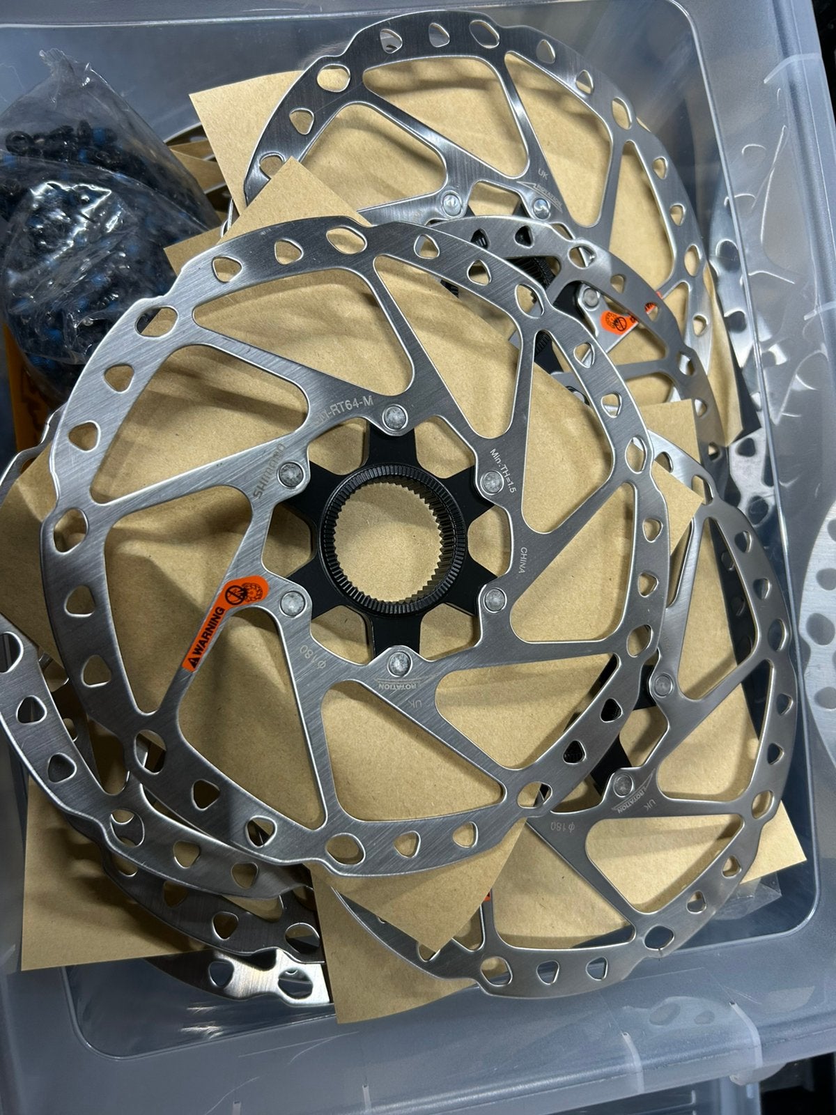 Shimano deore remschijf NIEUW remschijven 180mm, Ophalen, Nieuw