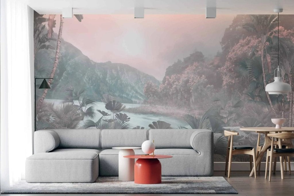 Fotobehang woonkamer – jouw sfeer, montage mogelijk, Huis en Inrichting, Overige patronen, Natuurlijk, Overige merken, Groen