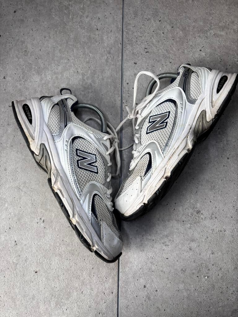 New Balance 530 White Silver Navy 40.5, Kleding | Dames, Schoenen, Ophalen of Verzenden, Zo goed als nieuw, Wit, Sneakers of Gympen