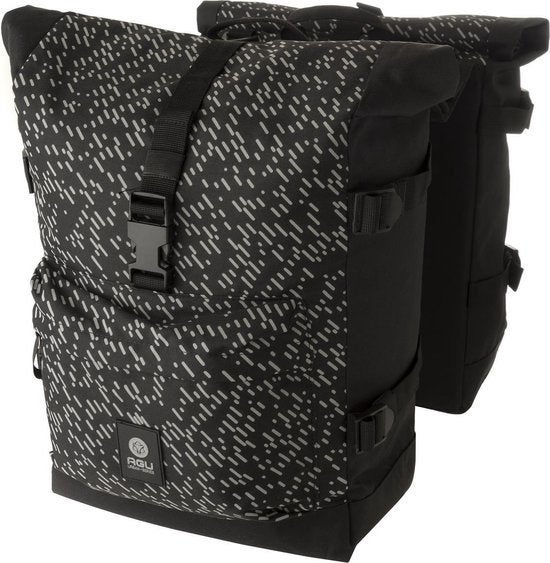 Fietstas AGU Urban H20 dubbel 28 liter, Ophalen of Verzenden, Zo goed als nieuw, AGU