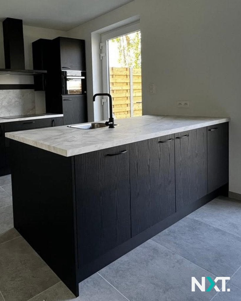 keuken, Overige materialen, Zwart, Enkelwandige keuken, Ophalen of Verzenden