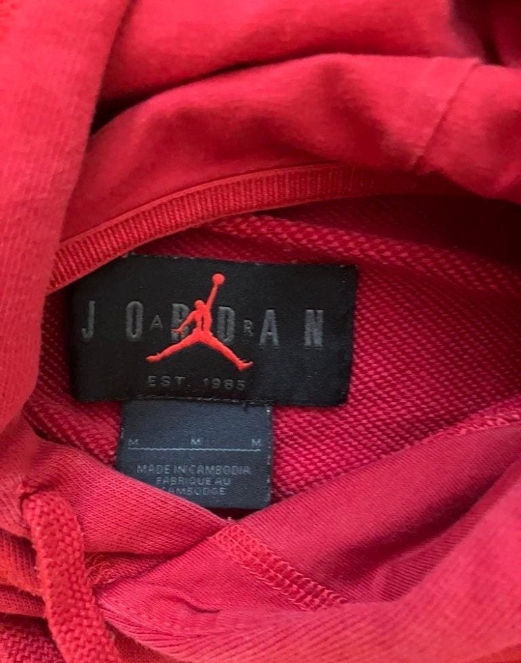 Jordan hoodie rood - Maat M, Ophalen of Verzenden, Zo goed als nieuw, Maat 48/50 (M), Rood