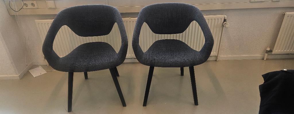 eetkamer stoel (type Flexback), Huis en Inrichting, Stoelen, Zo goed als nieuw, Twee, Hout, Grijs, Ophalen