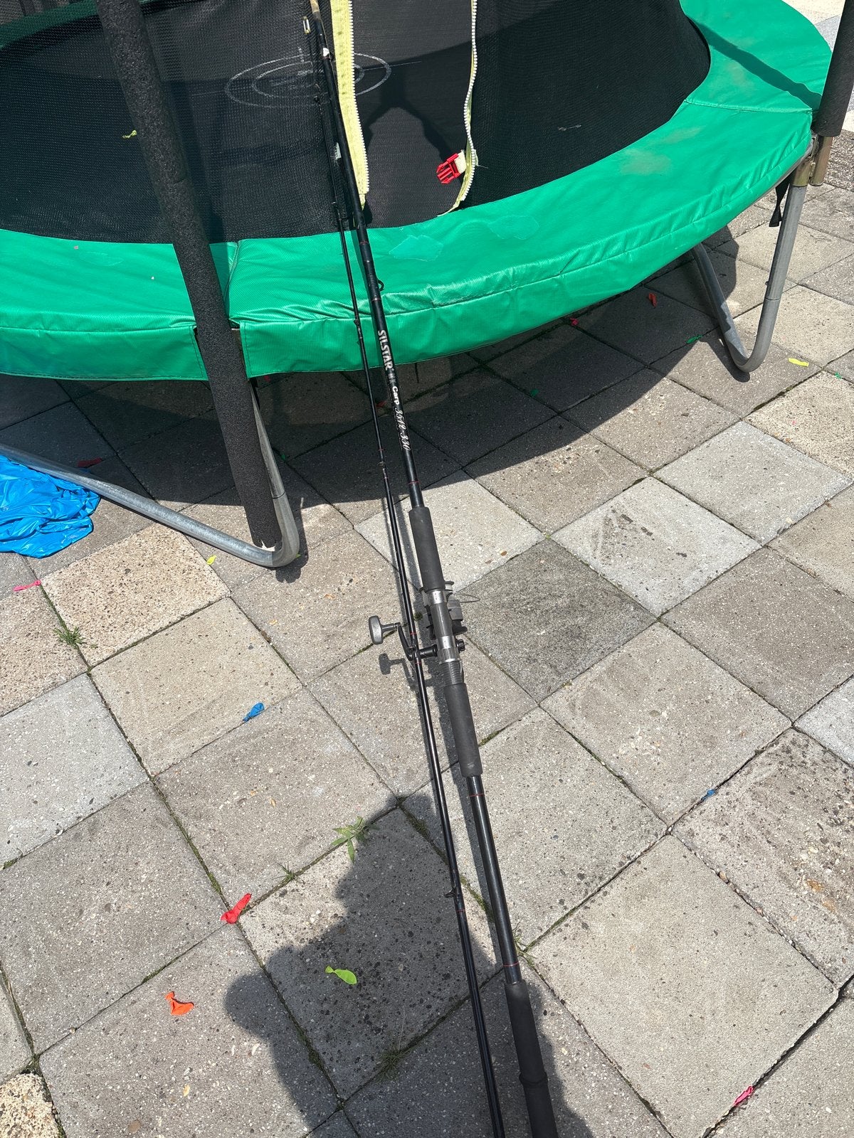 Silstar Max Carp 330 vishengel met Okuma molen, Ophalen, Gebruikt, Complete hengel