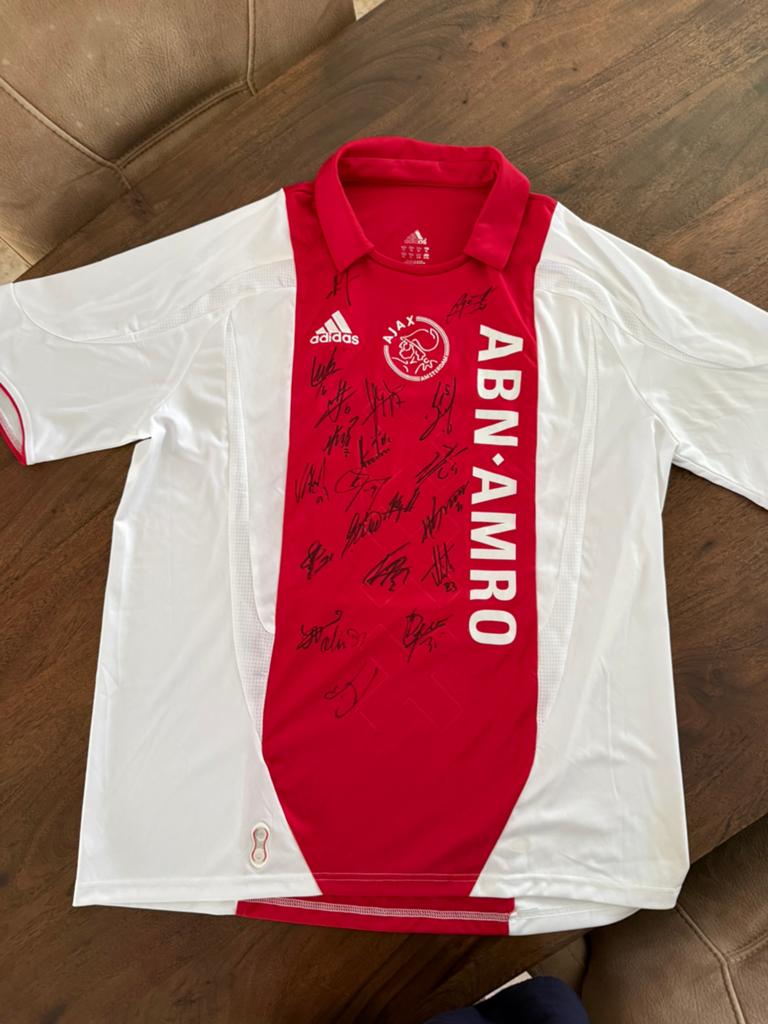Gesigneerd shirt van Ajax 2007/2008, Ophalen of Verzenden, Zo goed als nieuw, Ajax, Shirt