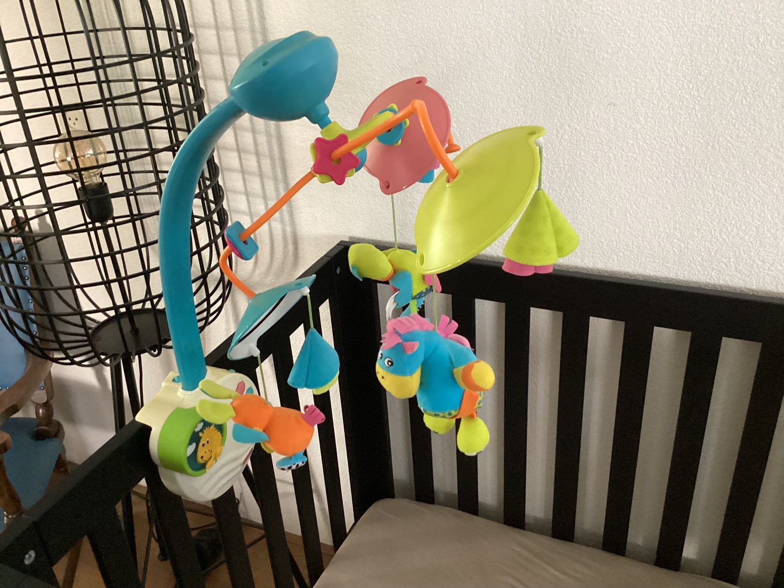 Tiny love muziek mobiel, Kinderen en Baby's, Speelgoed | Babyspeelgoed, Ophalen of Verzenden, Gebruikt, Mobiel