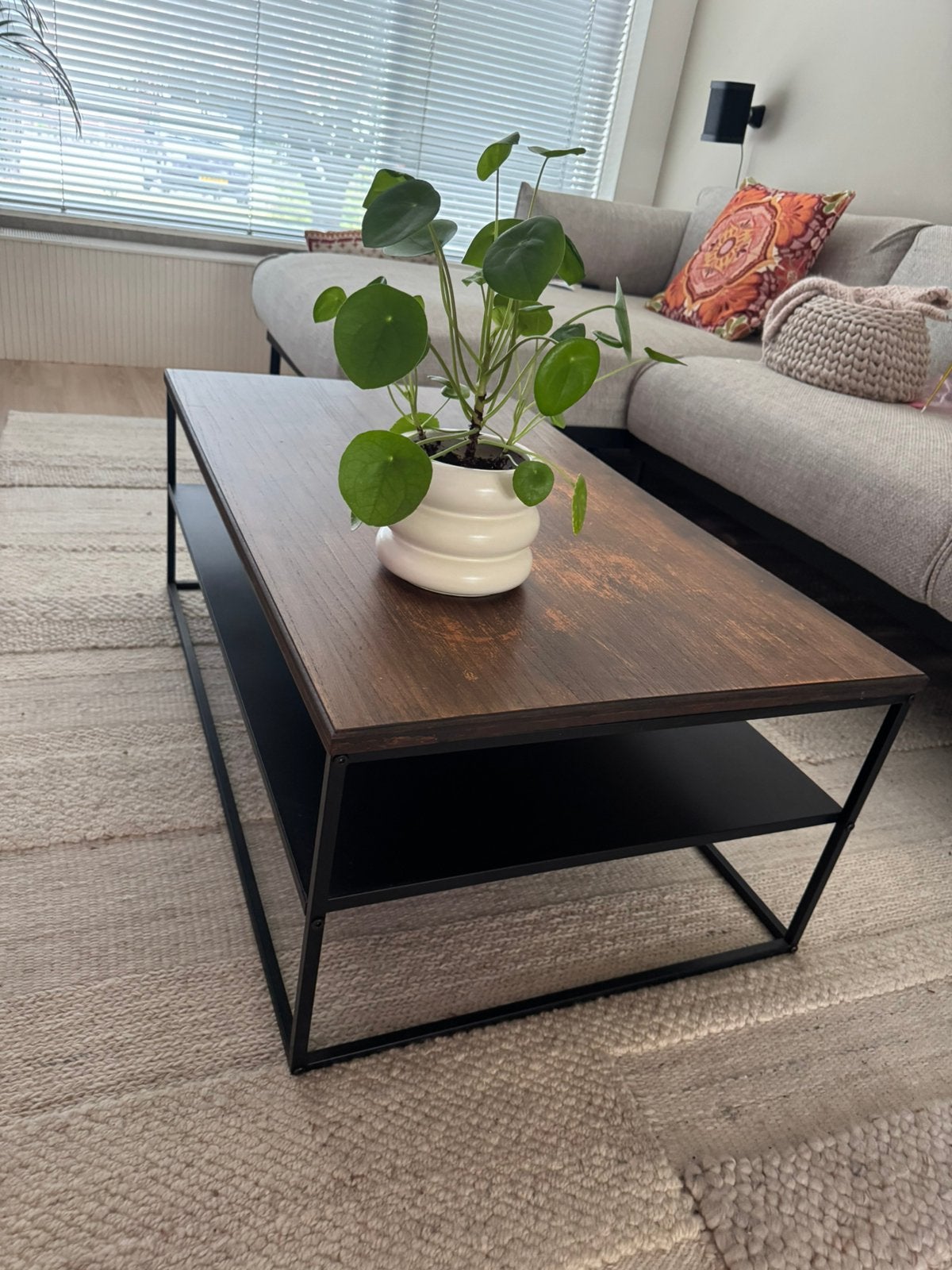 Bijzettafel 60x100cm, Ophalen, Zo goed als nieuw, Rond, 50 tot 100 cm