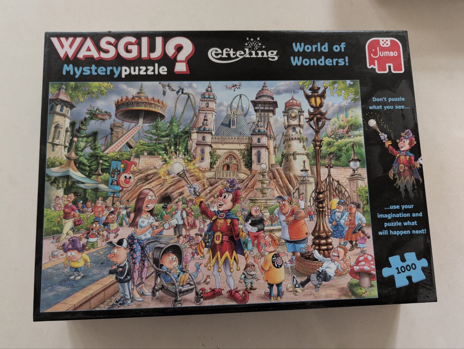 Efteling Wasgij Puzzel 1000 Stukjes, Ophalen of Verzenden, 500 t/m 1500 stukjes, Zo goed als nieuw, Legpuzzel