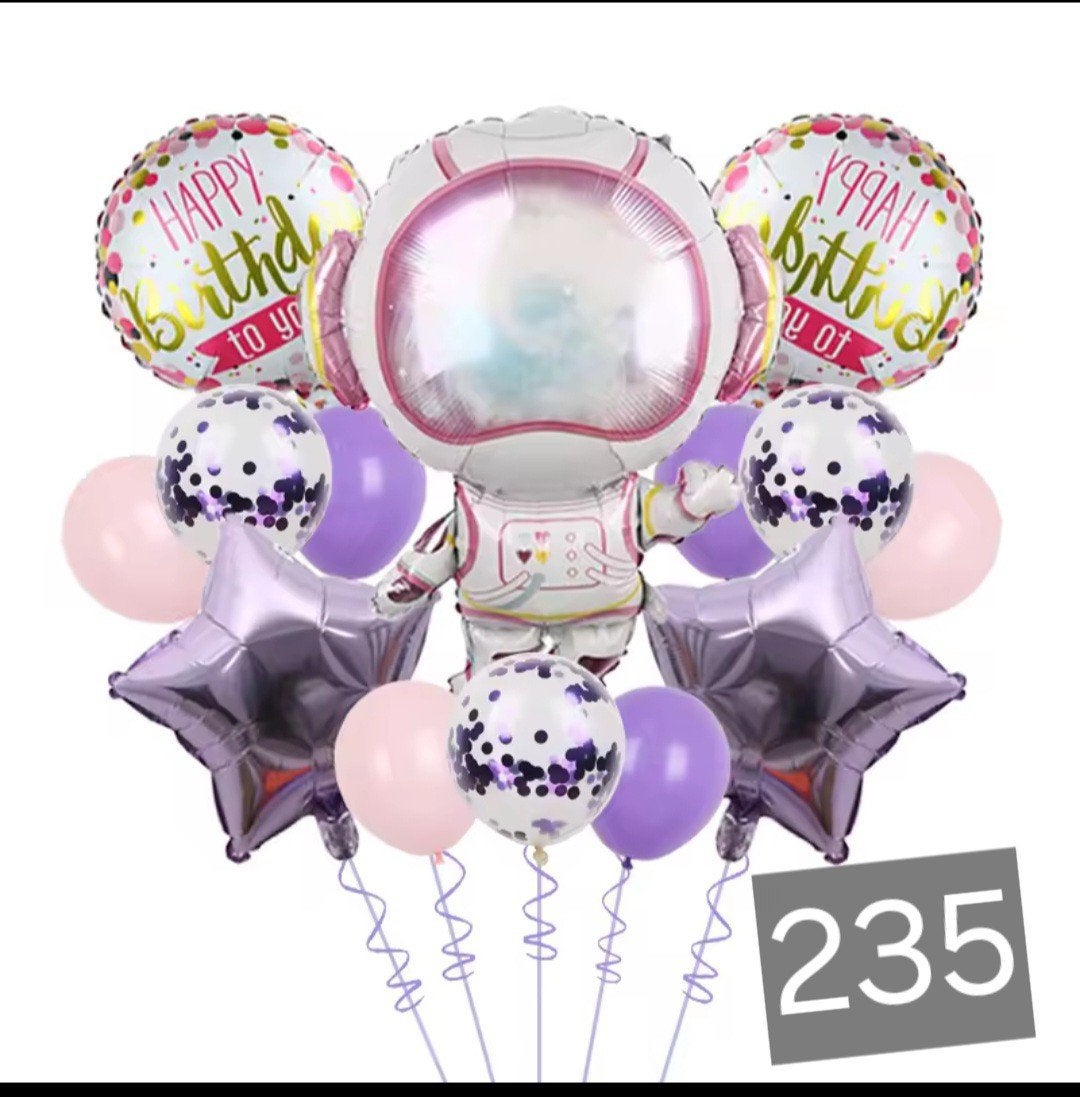 Nieuw Astronaut Verjaardag Ballonnen Set, Ophalen of Verzenden, Nieuw, Feestartikel, Verjaardag