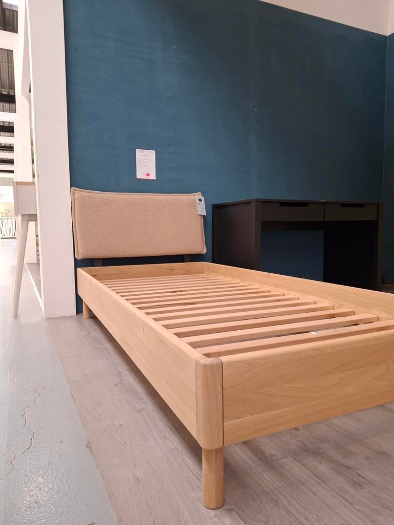 Vipack Forrest bed eik 90x200, Kinderen en Baby's, Kinderkamer | Bedden, Ophalen, 85 tot 100 cm, Zo goed als nieuw, Lattenbodem