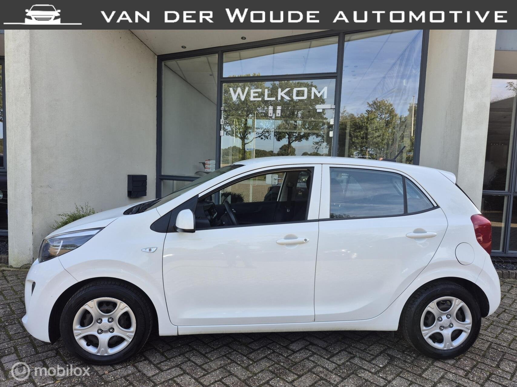 Kia Picanto 1.0 DPi ComfortLine 5p. 2021|Airco|Cruise, Voorwielaandrijving, Stof, Wit, Origineel Nederlands