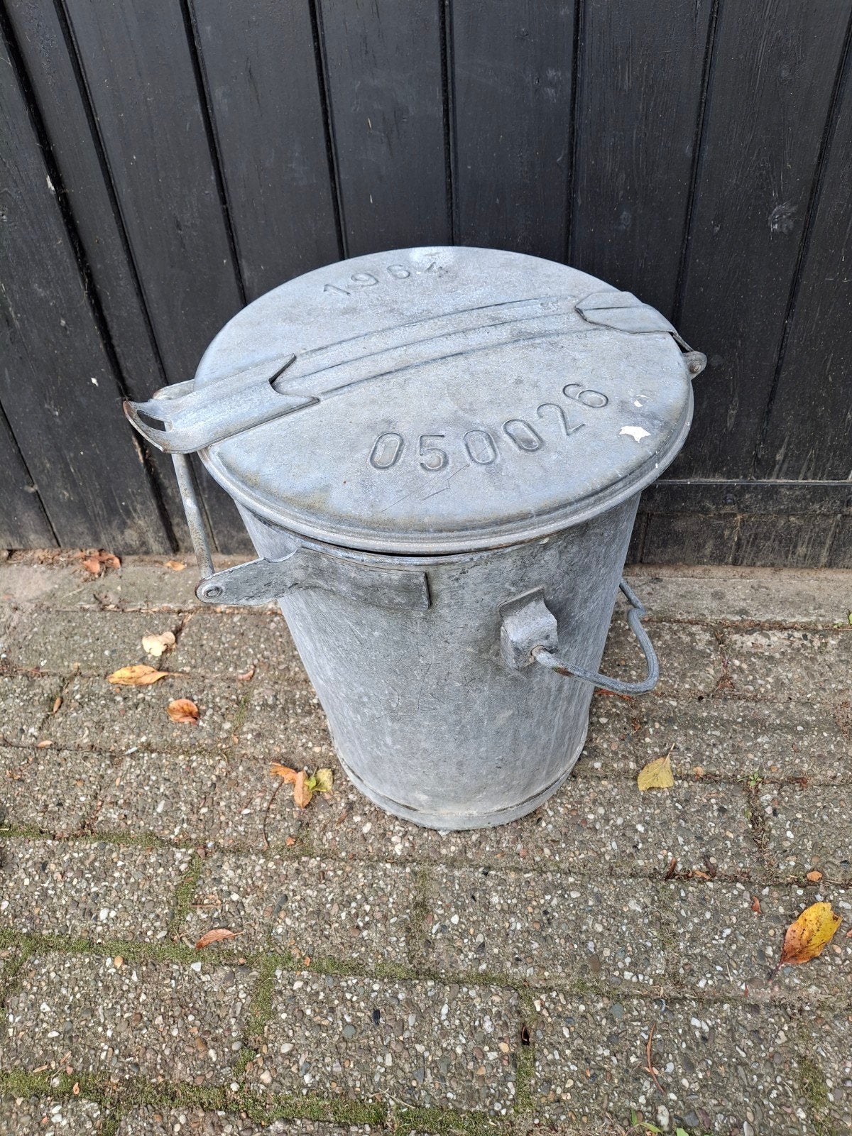 Vintage zinken asemmer uit 1964 - Goede staat, Ophalen