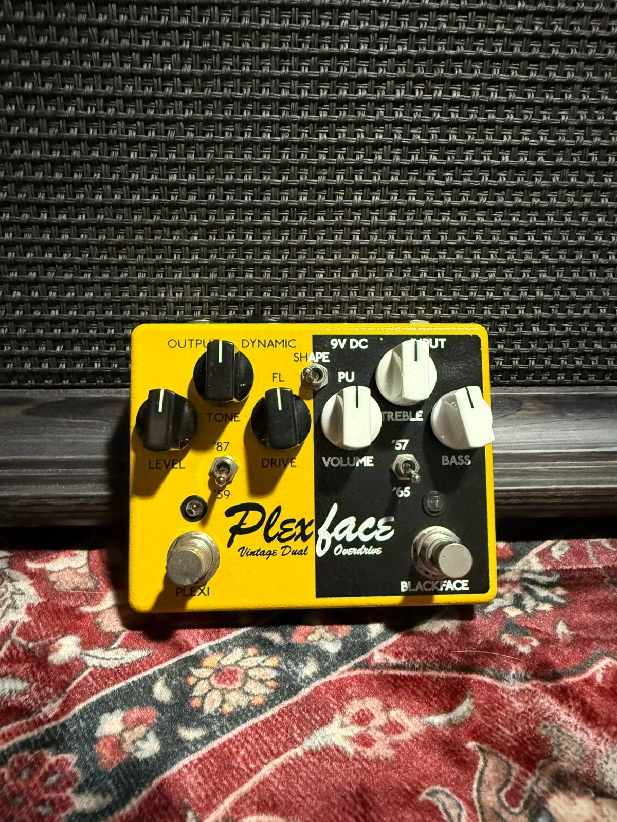 Weehbo Plexface – Fender Blackface & Marshall Plexi, Ophalen of Verzenden, Zo goed als nieuw, Distortion, Overdrive of Fuzz