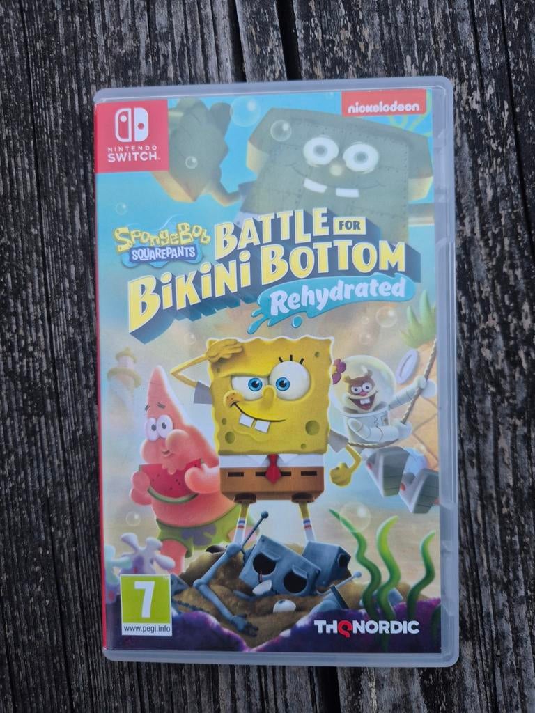SpongeBob SquarePants: Battle for Bikini Bottom Rehydrated, Ophalen of Verzenden, Zo goed als nieuw, Met games