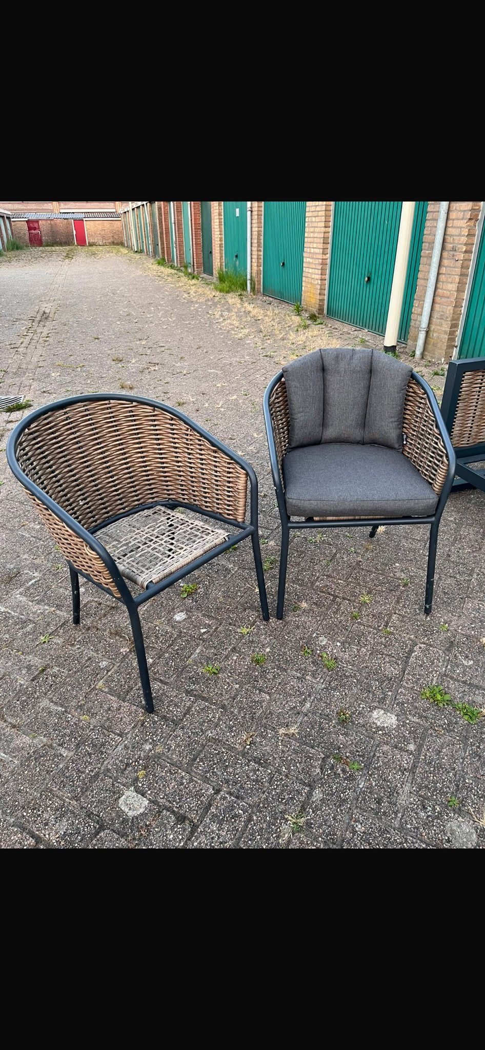 Luxe loungeset met vuurtafel - Zo goed als nieuw, Ophalen, 4 zitplaatsen, Zo goed als nieuw, Loungeset