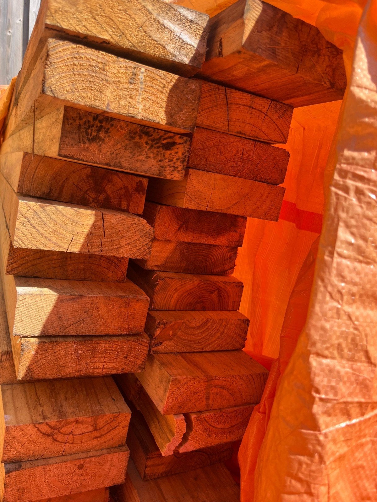 82 Vuren balken/planken 230cm lang, 5x15cm, Doe-het-zelf en Verbouw, Hout en Planken, Ophalen