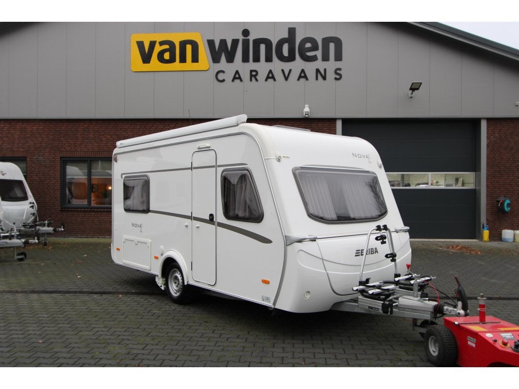 Eriba Nova Light 465 Mover-ThuleLuifel-2022, Caravans en Kamperen, Caravans, Standaardzit, Schokbreker, Bedrijf, Tot en met 3