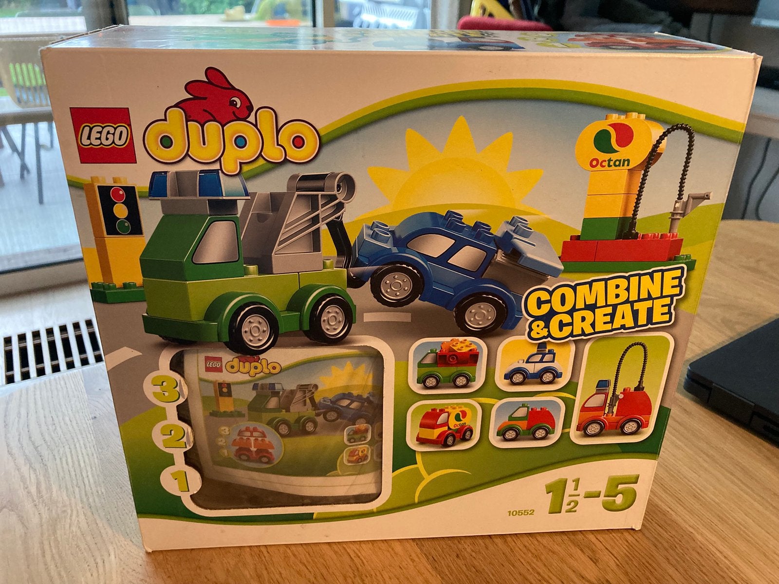Duplo 10552 Sleepwagen en Benzinepomp - Zo goed als nieuw, Ophalen, Zo goed als nieuw, Duplo, Inclusief doos