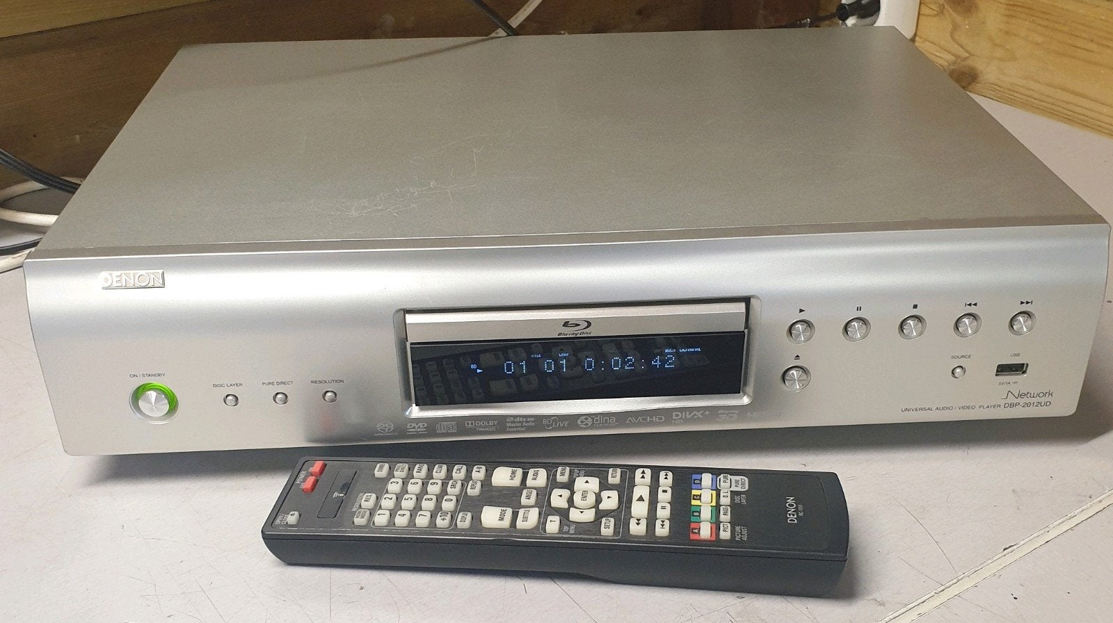 Denon netwerk bluray speler bdp-2012ud + afstandsbediening, Ophalen of Verzenden