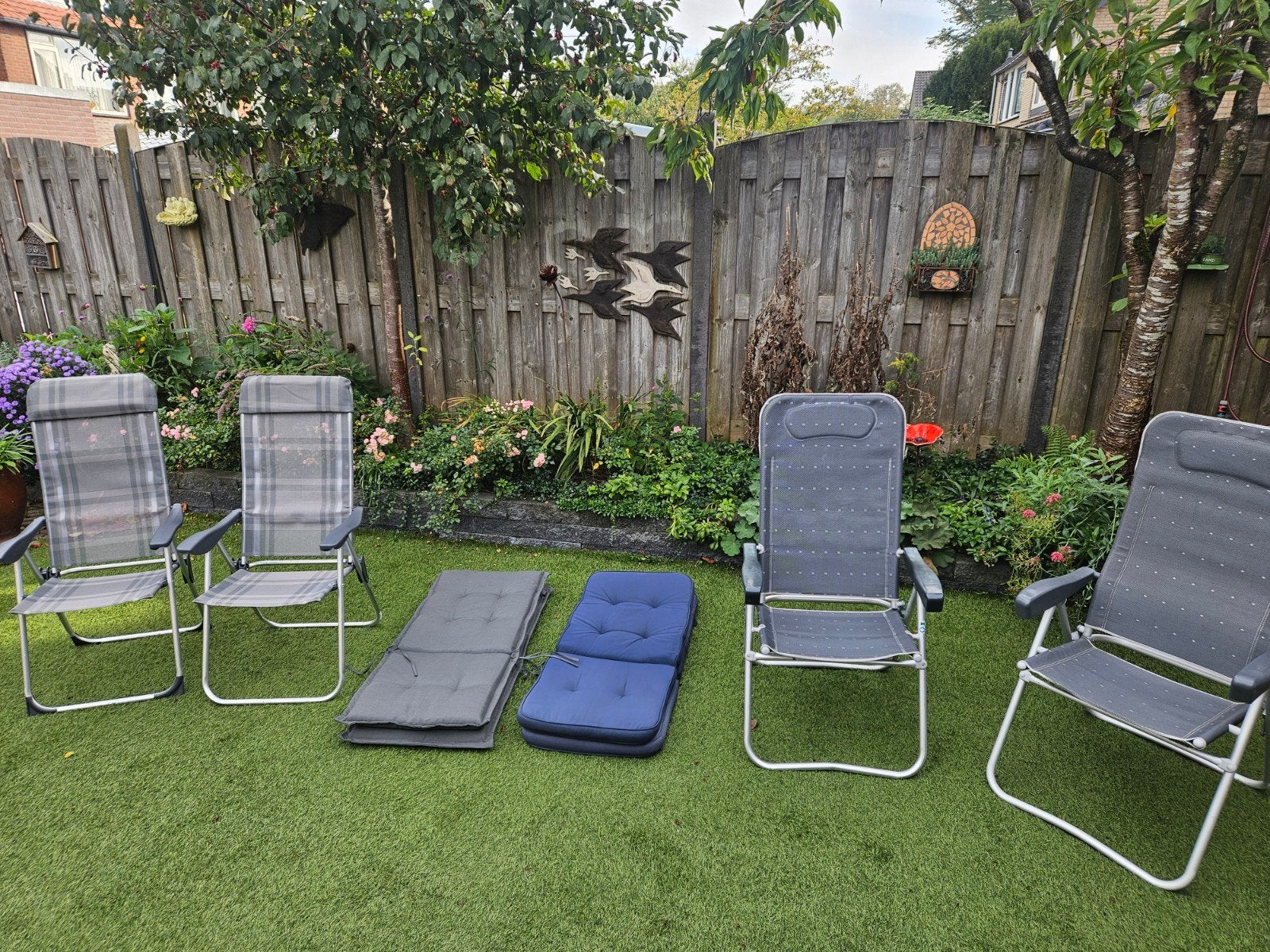Westfield Outdoors campingstoelen met kussens, Ophalen, Gebruikt, Aluminium, Inklapbaar