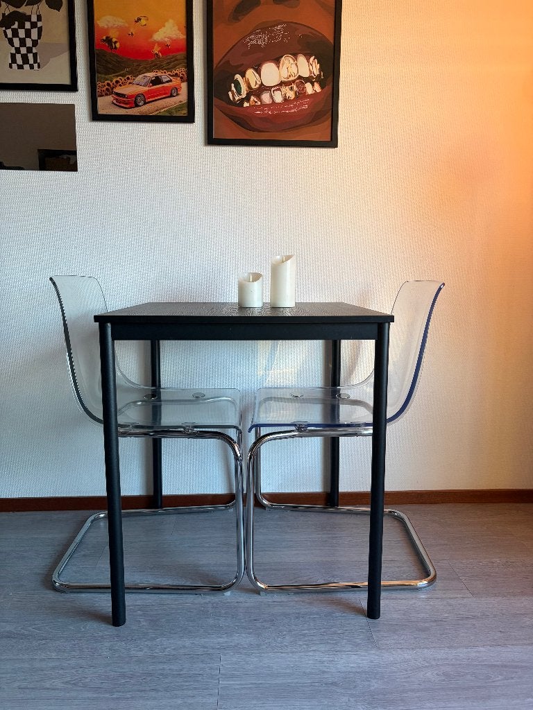 Eetkamertafel Sandsberg IKEA, Huis en Inrichting, Tafels | Eettafels, Ophalen, 50 tot 100 cm, Vierkant, Tot twee personen