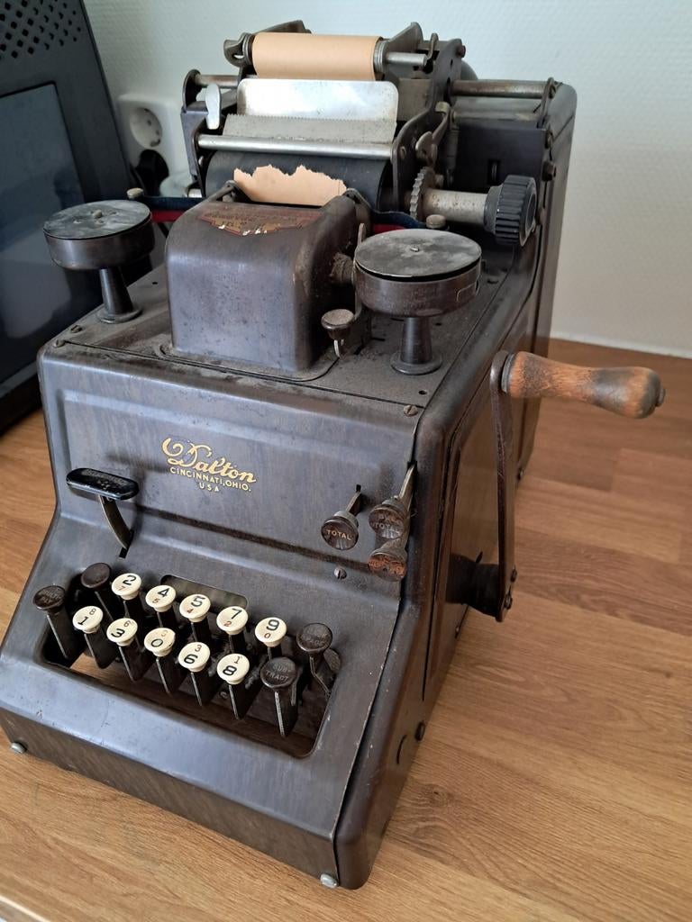 Antieke W. Dalton optel- en rekenmachine, Antiek en Kunst, Ophalen of Verzenden