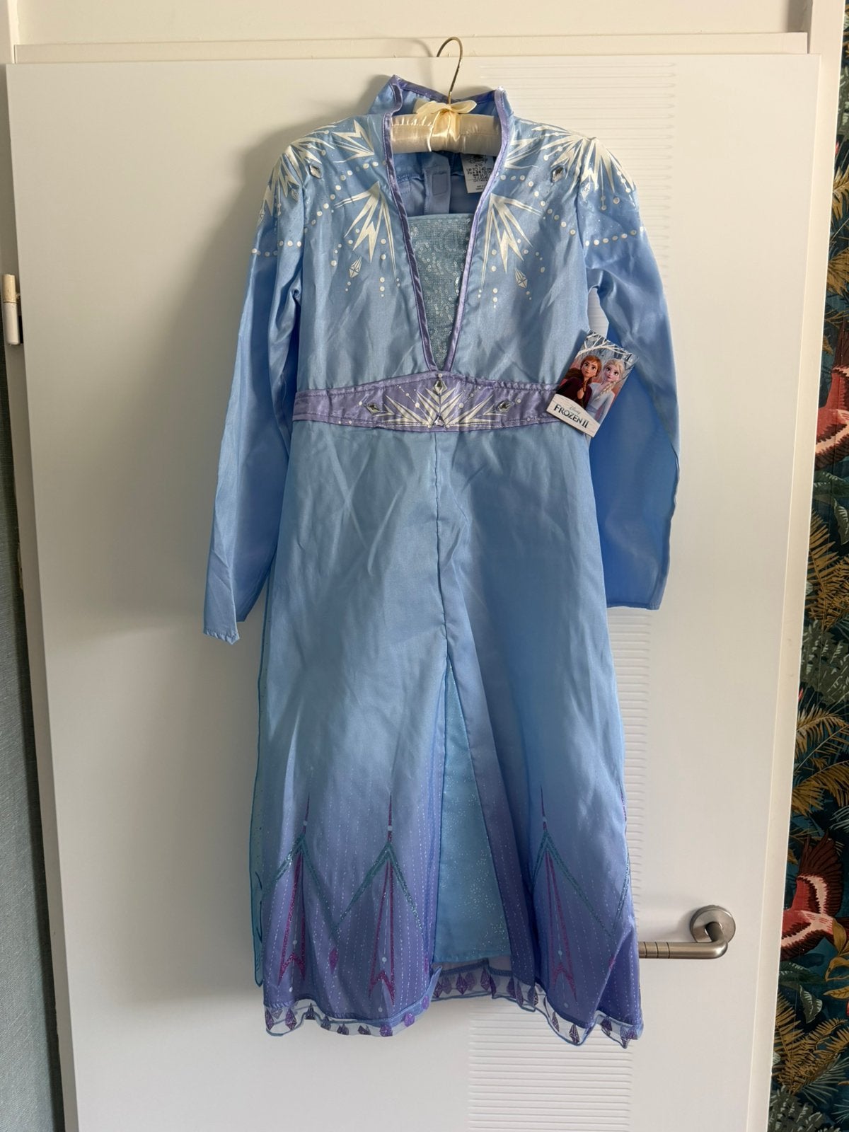 Disney Frozen Elsa verkleedjurk, Ophalen of Verzenden, Nieuw, 134 t/m 140, Meisje