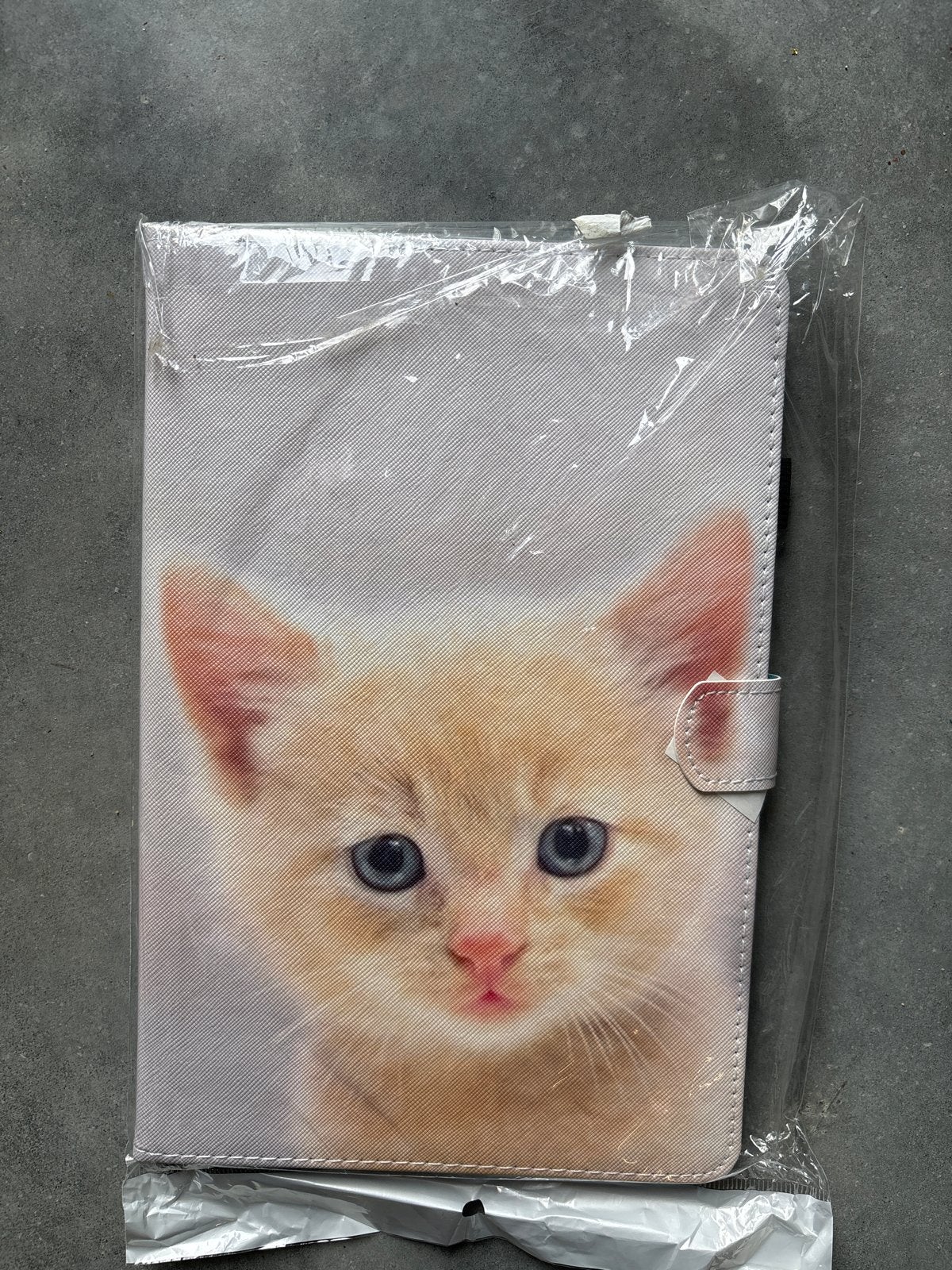 Tablet hoesje met kattenprint voor Samsung Galaxy Tab S9, Computers en Software, Ophalen of Verzenden, Nieuw, 11 inch, Bescherming voor- en achterkant