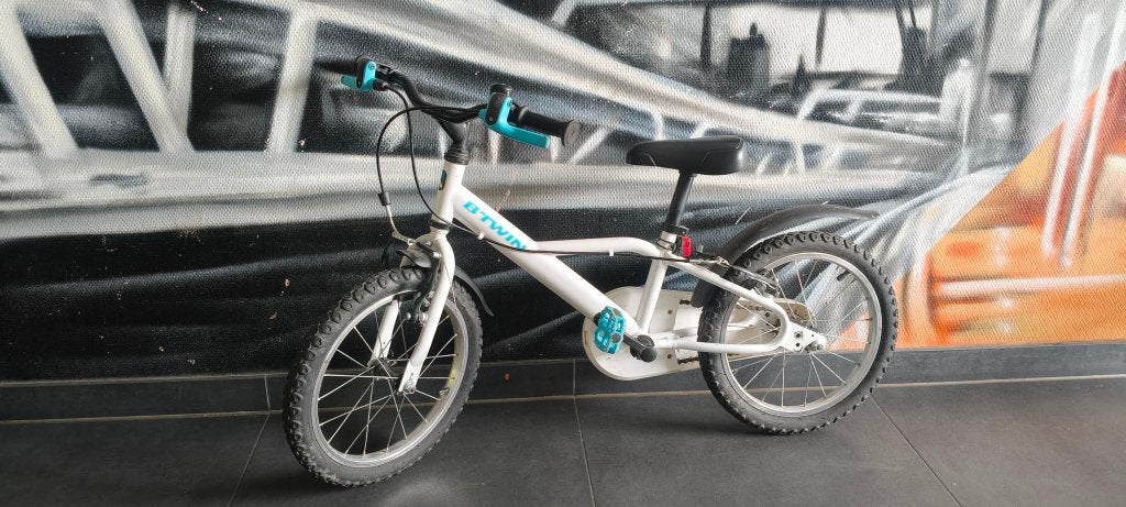 B.TWIN kinderfiets 4-6 jaar, Ophalen, B.Twin, Velgrem, 16 tot 20 inch