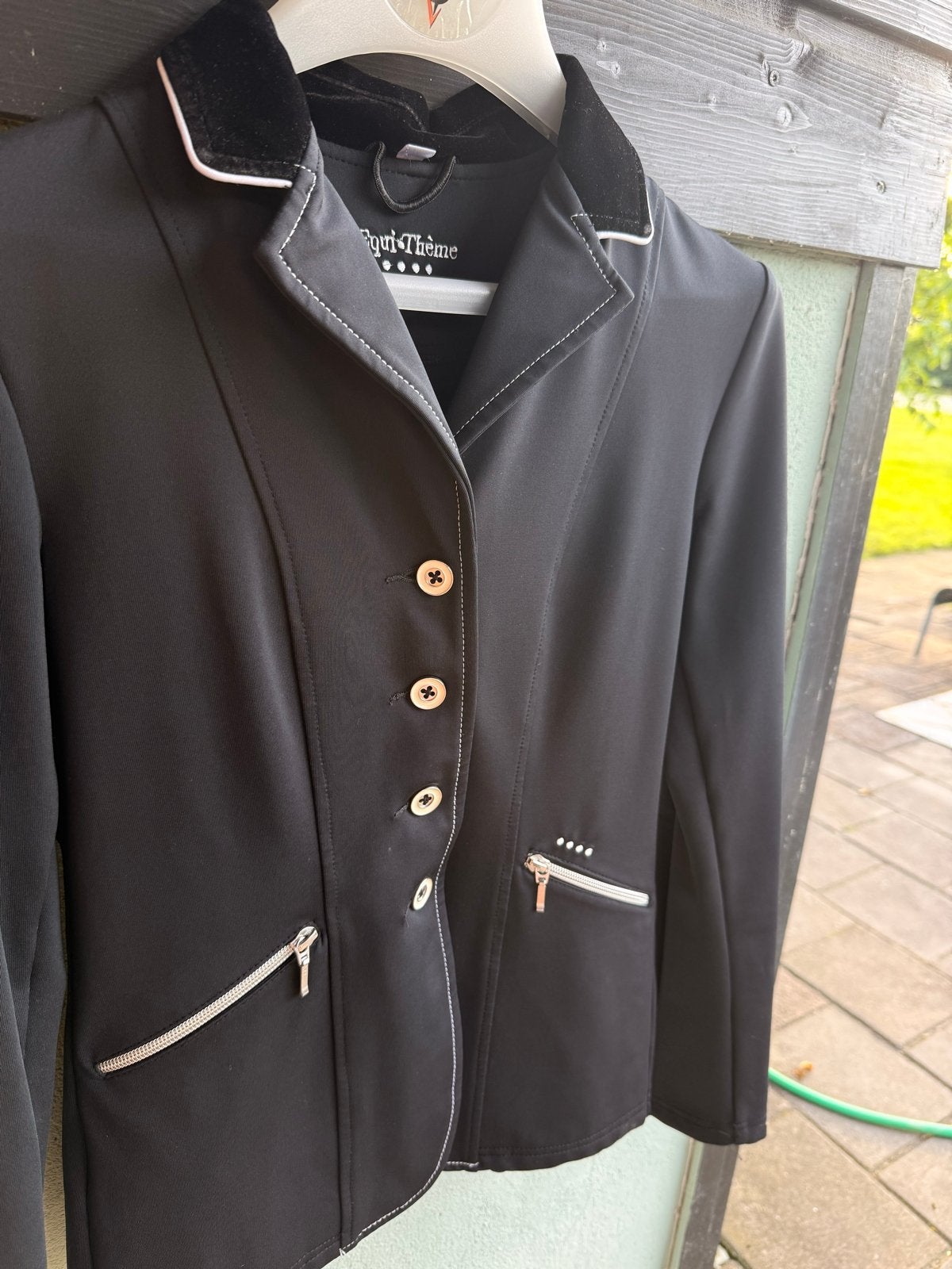 Equitheme wedstrijdjasje maat 176, Verzenden, Zo goed als nieuw, Dressuur