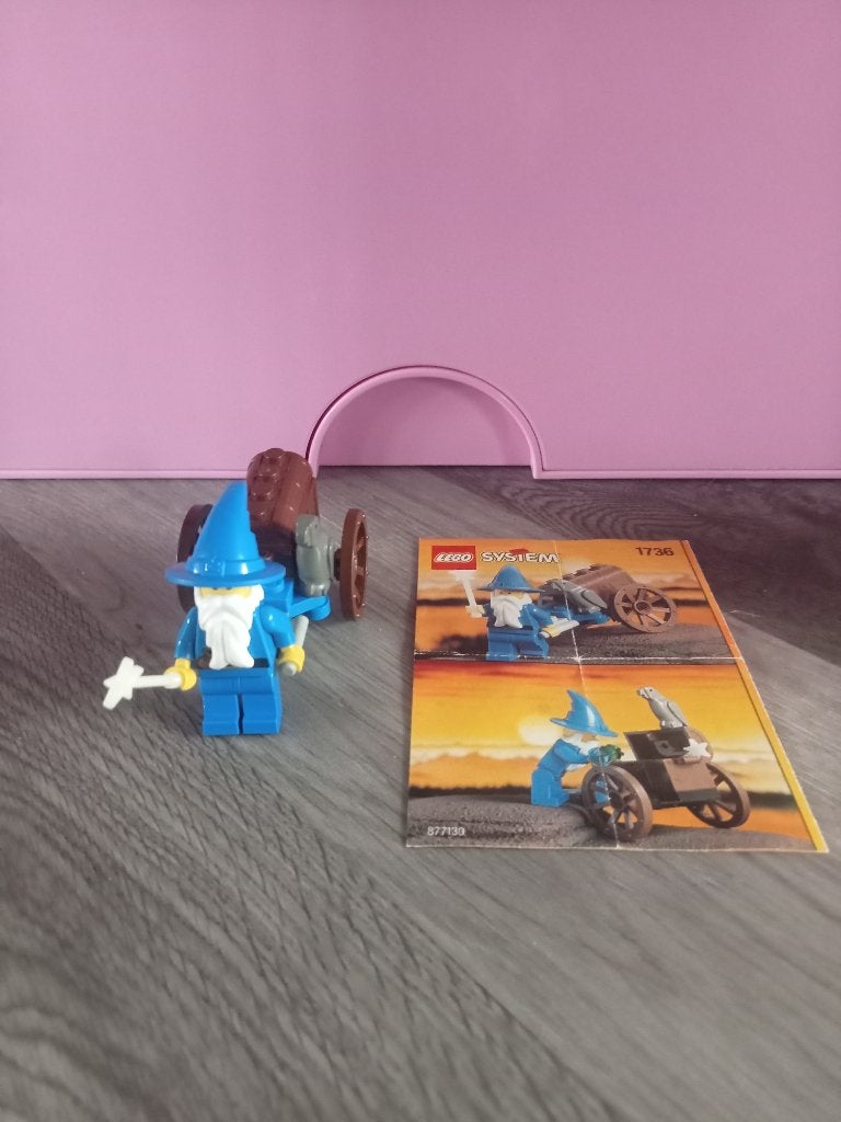 Lego Castle Dragon Masters 1736 Wizard's Cart, Lego, Ophalen of Verzenden, Zo goed als nieuw, Castle