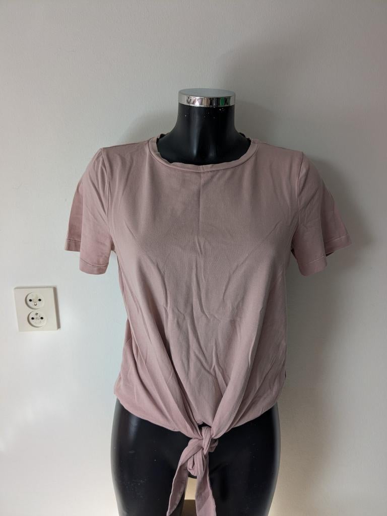 Roze yoga top maat M/L, Maat 38/40 (M), Ophalen of Verzenden, Korte mouw, Roze