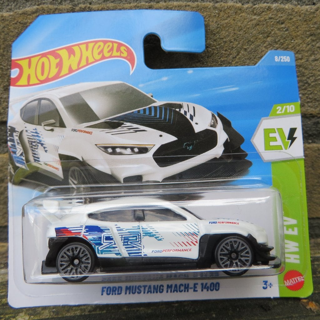 Hotwheels Ford Mustang Mach-E 1400 WIT, Ophalen of Verzenden, Nieuw, Auto