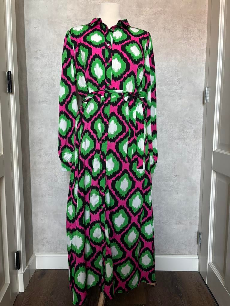 > Leuke jurk, Lofty Manner!, Kleding | Dames, Jurken, Maat 42/44 (L), Ophalen of Verzenden, Zo goed als nieuw, Onder de knie