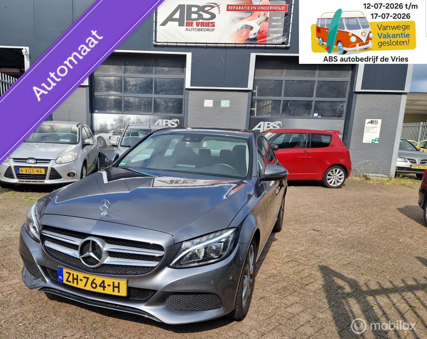 Mercedes C-klasse 200 Premium Plus 9 TRAPS AUTOMA, Auto's, Automaat, Euro 6, 4 cilinders, Automatische klimaatregeling