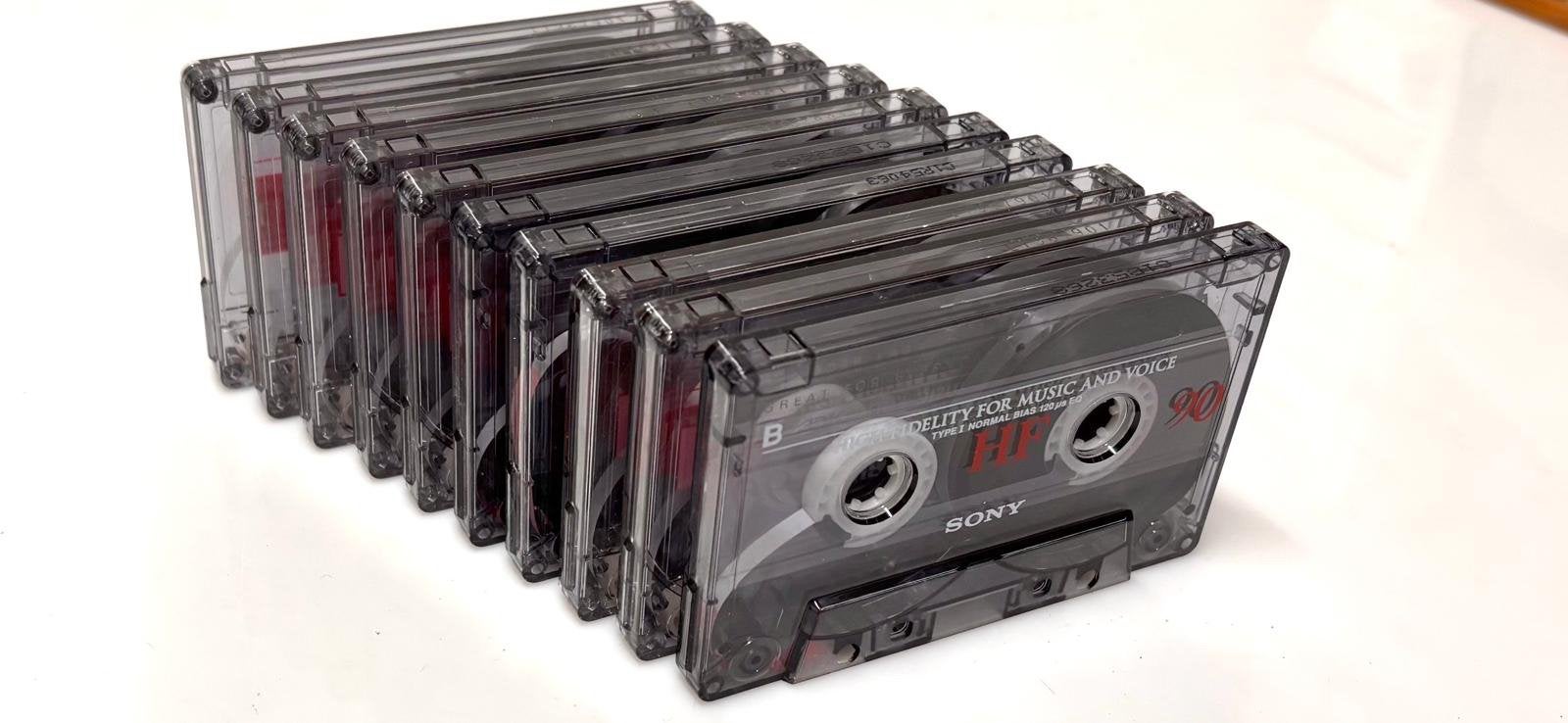 10x Sony HF 90 cassettes, Cd's en Dvd's, Ophalen of Verzenden, Zo goed als nieuw, Overige genres, 2 t/m 25 bandjes