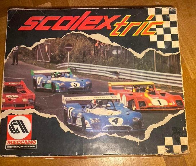 Scalextric racebaan (vintage), Kinderen en Baby's, Speelgoed | Racebanen, Ophalen of Verzenden, Zo goed als nieuw, Elektrisch