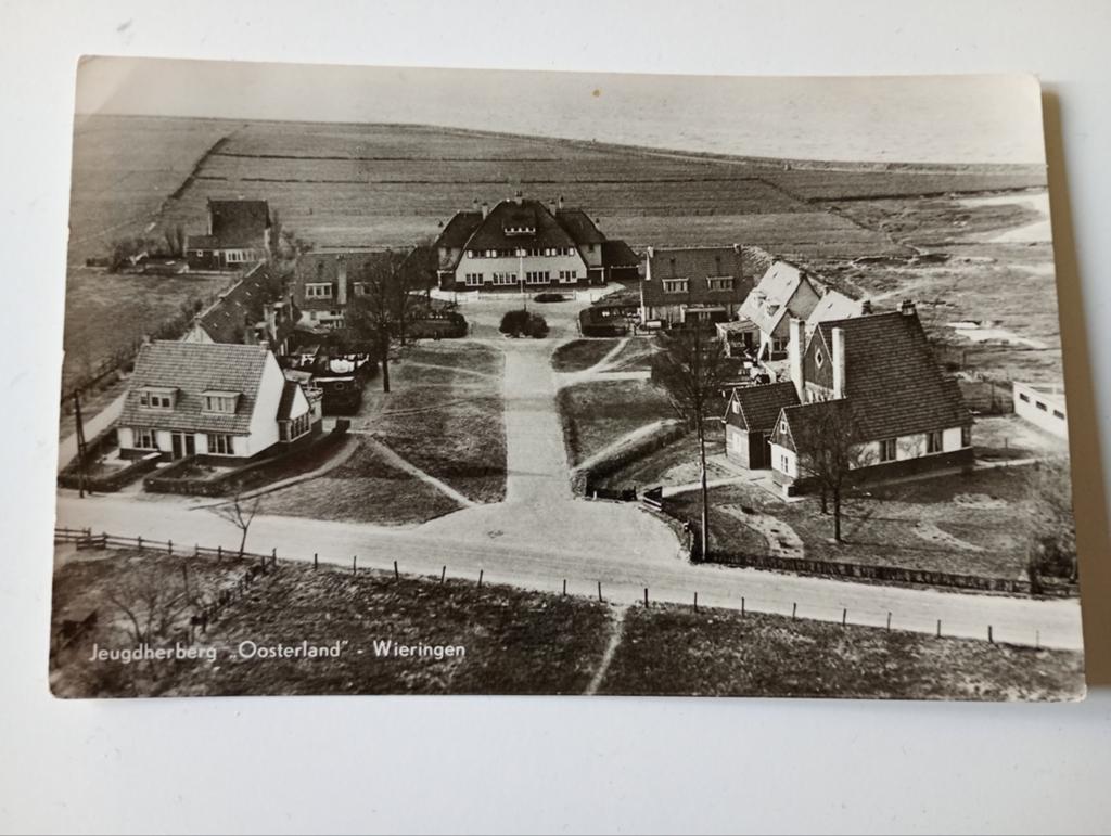 Wieringen Oosterland Jeugdherberg 1958, Verzamelen, Ophalen of Verzenden, 1940 tot 1960, Gelopen, Noord-Holland