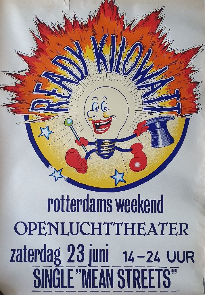 Poster openluchttheater Rotterdam - R. Dams weekend 1979, Verzamelen, Posters, Verzenden, A1 t/m A3, Film en Tv, Rechthoekig Staand