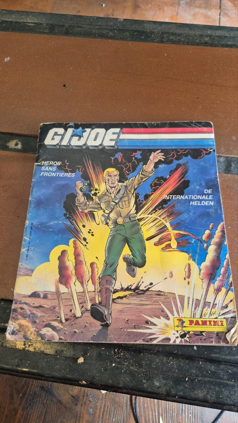 Vintage Panini G.I. Joe Plaatjesalbum, Ophalen of Verzenden