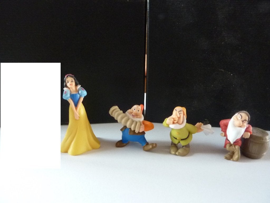 sneeuwwitje en dwergen, Ophalen of Verzenden, Zo goed als nieuw, Hardplasticfiguren