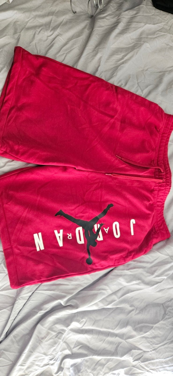 Jordan Jumpman Shorts - Rood, Kleding | Heren, Sportkleding, Maat 48/50 (M), Ophalen of Verzenden, Gedragen, Jordan