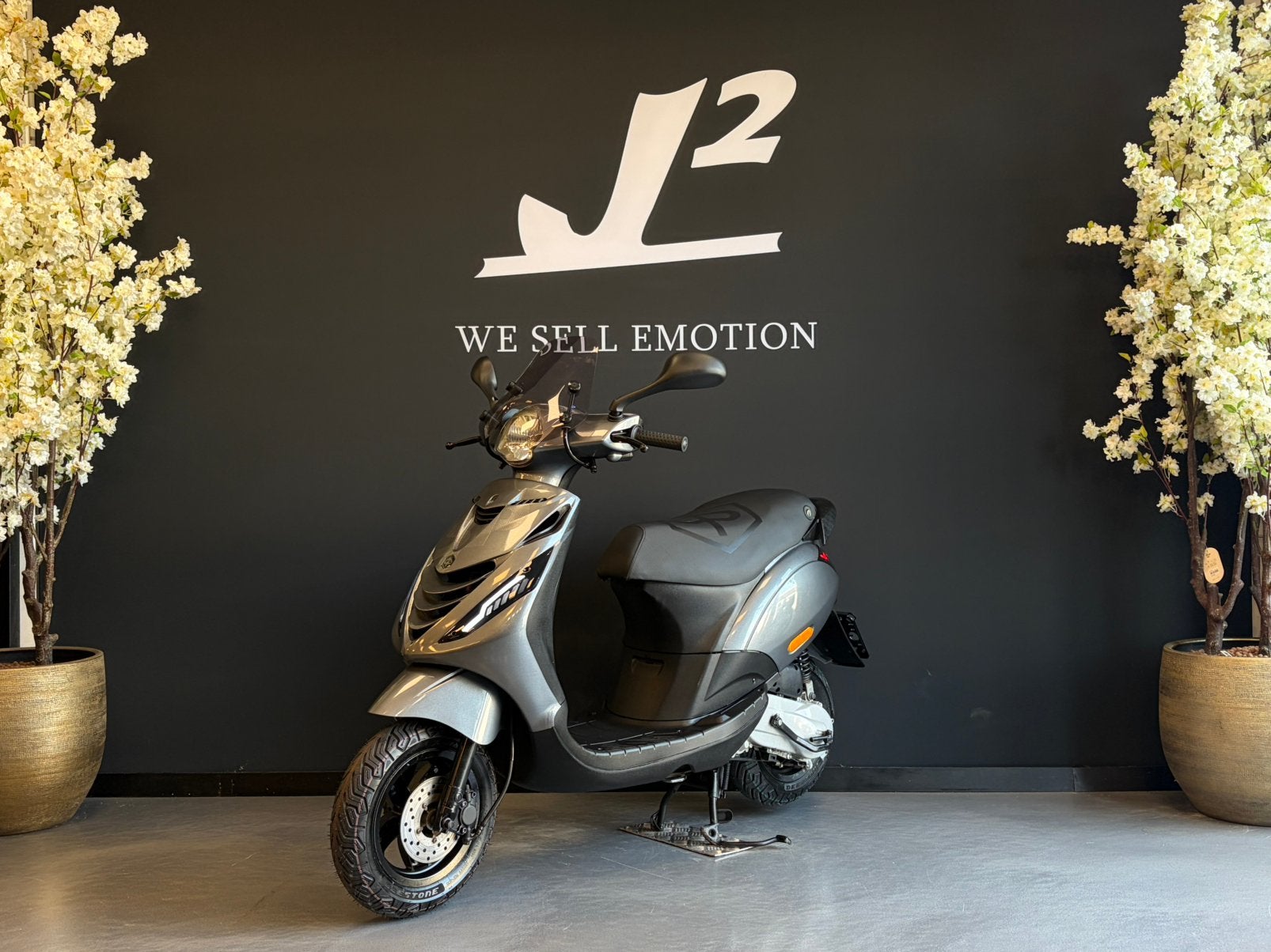 Piaggio Zip 2 takt | Agaat Grijs | Brom | 2005 | 14.070 km, Gebruikt, ., Zip, Ophalen of Verzenden