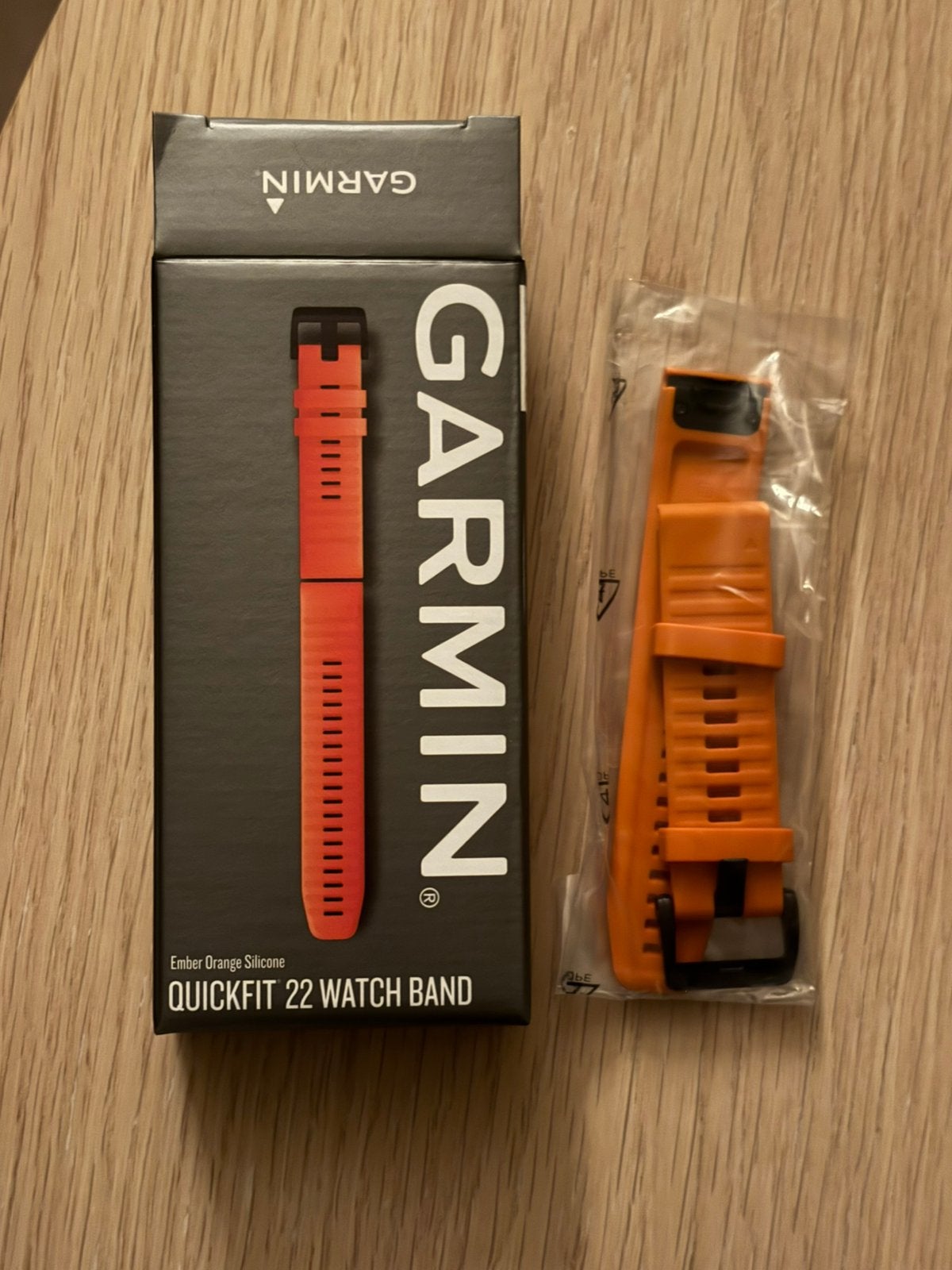 Garmin horloge band 22mm, Ophalen of Verzenden, Zo goed als nieuw, Zwart, Android