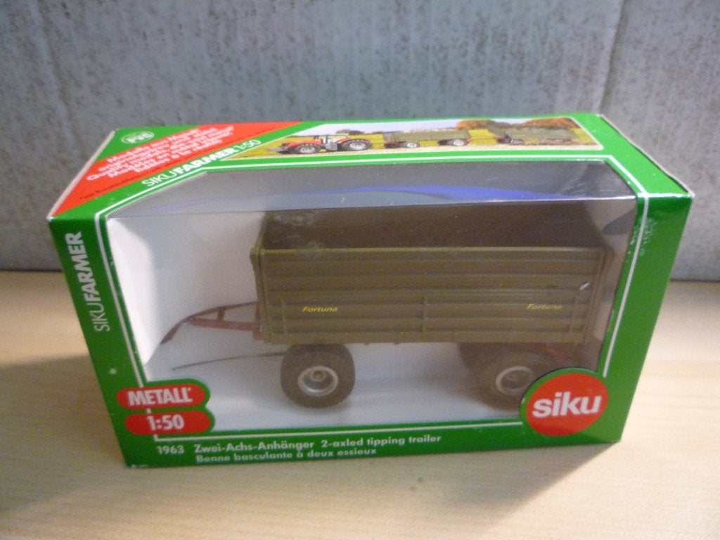 Fortuna Twee As aanhanger Siku 1963, Ophalen of Verzenden, Nieuw, Hijskraan, Tractor of Landbouw, SIKU