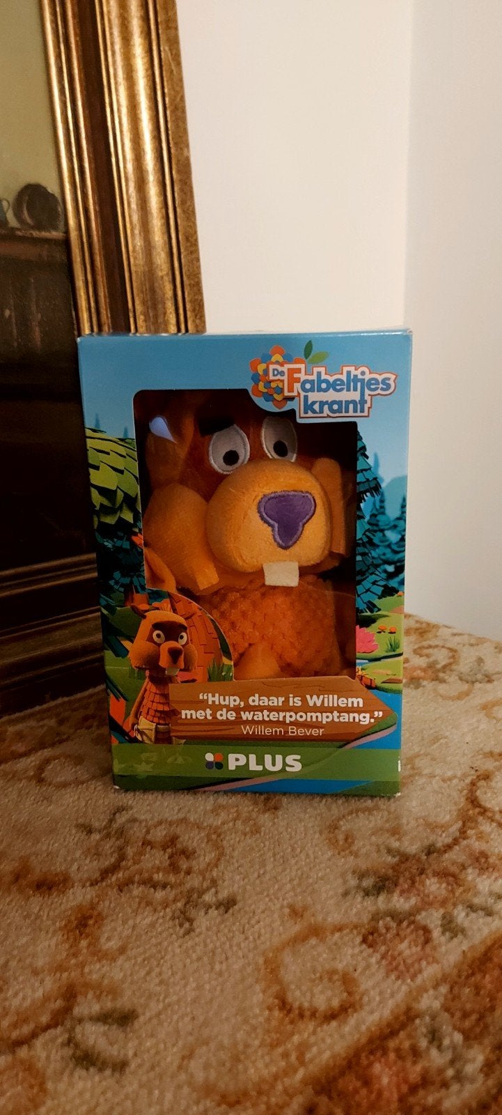 Nieuwe! De Fabeltjeskrant Willem Bever handpop, Ophalen of Verzenden, Nieuw